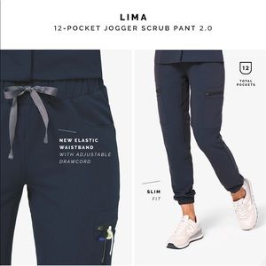 Dark Harbor Figs Scrub Set